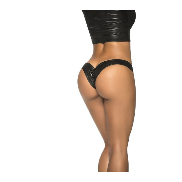 Mini Scrunch Wet Black 